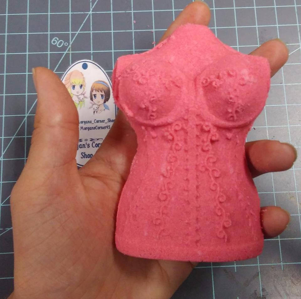 3D Corset Plastic Mold, 2-Part Mold, lady mold, bath bomb mold, soap mold, corset mold, candy mold, chocolate mold, feminine mold, mannequin