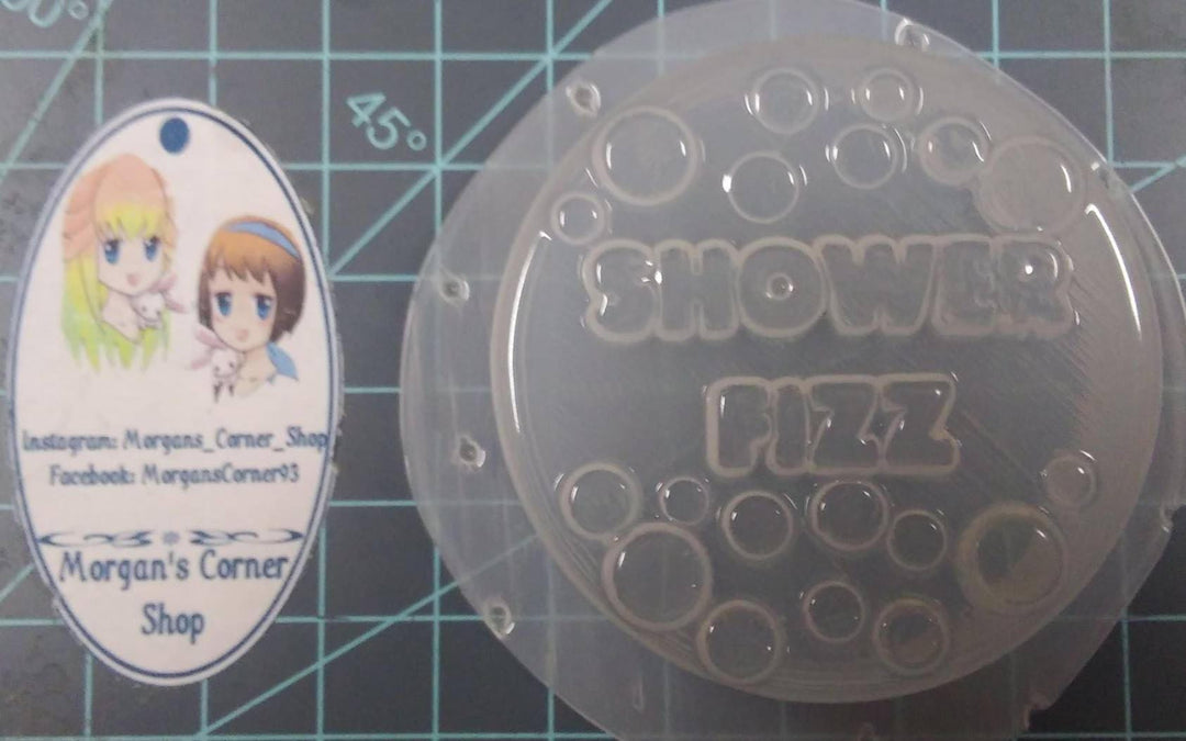 Shower Fizz Plastic Mold or Silicone Mold, bath fizz mold, bath bomb mold, soap mold, shower mold, fizz mold, relief mold, aspirin, medicine