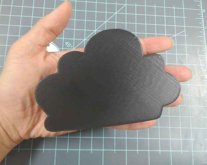 Cloud Silhouette Plastic Mold or Silicone Mold, cloud Mold, resin mold, bath bomb mold, soap mold, silhouette mold, candy mold, rain cloud