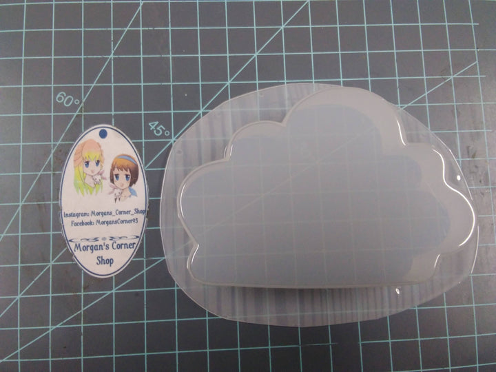 Cloud Silhouette Plastic Mold or Silicone Mold, cloud Mold, resin mold, bath bomb mold, soap mold, silhouette mold, candy mold, rain cloud