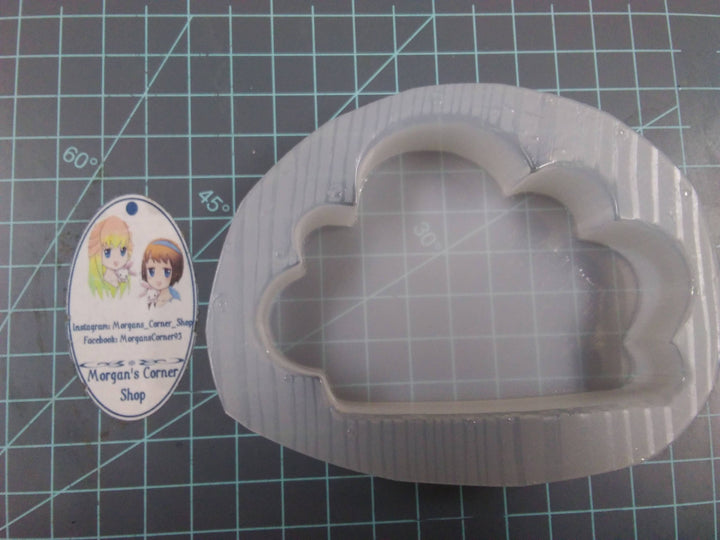 Cloud Silhouette Plastic Mold or Silicone Mold, cloud Mold, resin mold, bath bomb mold, soap mold, silhouette mold, candy mold, rain cloud