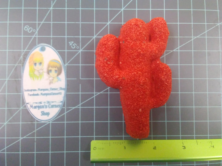 Cactus Plastic Mold or Silicone mold, bath bomb mold, soap mold, dessert mold, resin mold, prickly pear mold, 3d mold, plant mold, wax melt