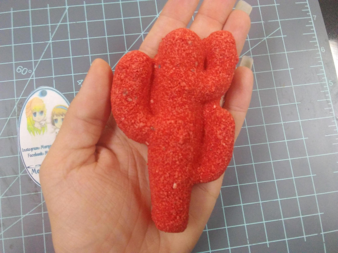 Cactus Plastic Mold or Silicone mold, bath bomb mold, soap mold, dessert mold, resin mold, prickly pear mold, 3d mold, plant mold, wax melt