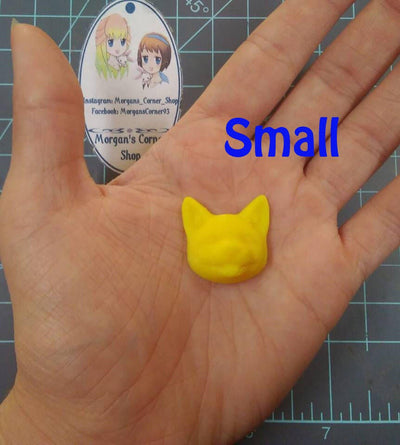 Fox Plastic Mold or silicone mold, fox mold, bath bomb mold, soap mold, fox head mold, resin mold, foxy mold, 3d mold, clay mold, kawaii fox