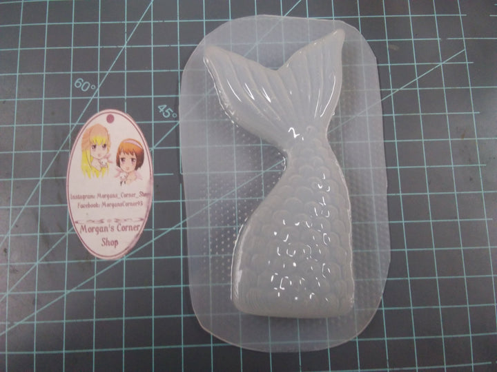 Mermaid Tail Plastic Mold or Silicone mold, soap mold, mermaid mold, resin mold, tail mold, fantasy mold, party favor, mould, chocolate mold