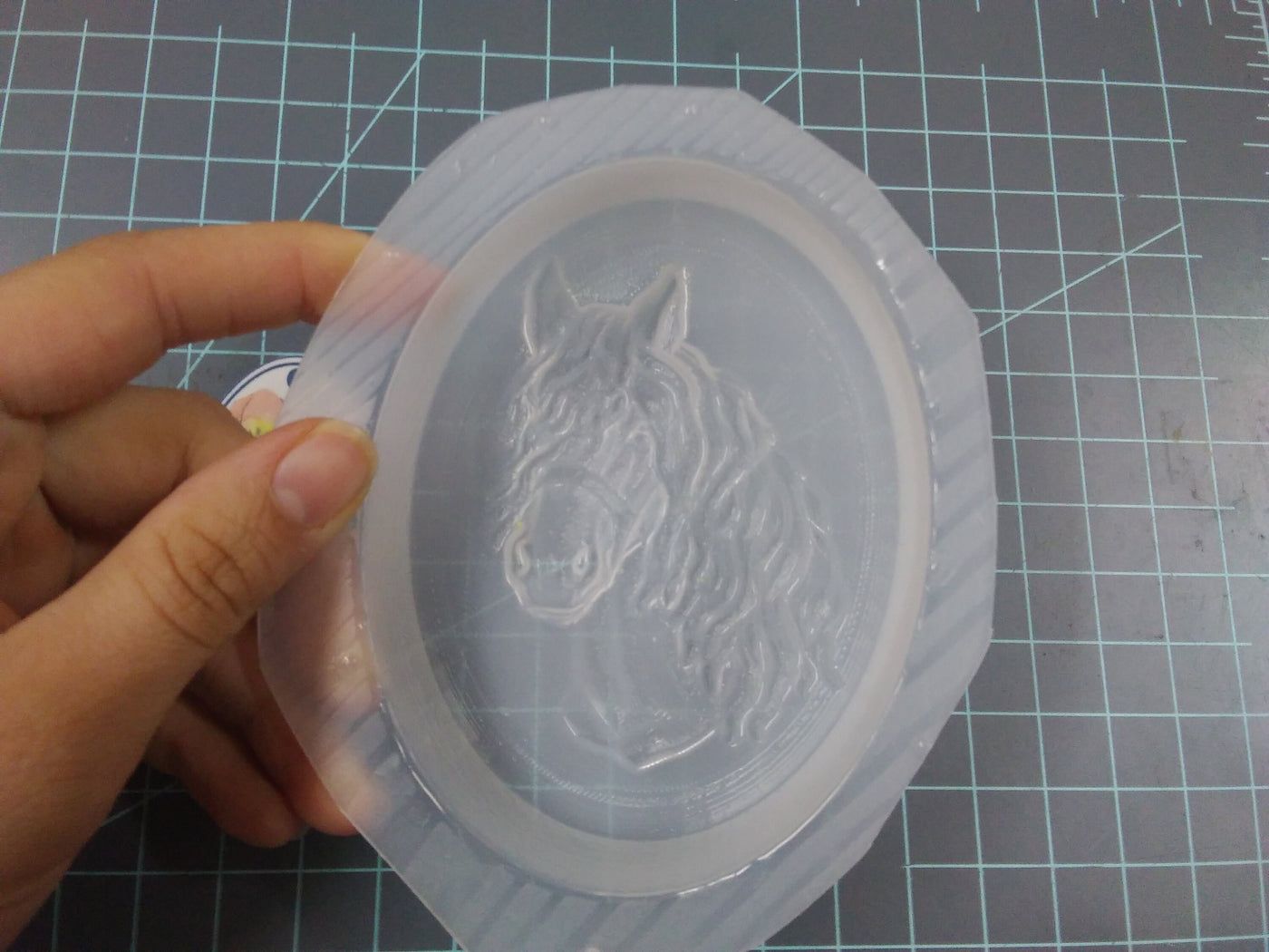 Horse Head Plastic Mold or Silicone mold, bath bomb mold, soap mold, horse mold, resin mold, head mold, stallion mold, jockey mold,pony mold