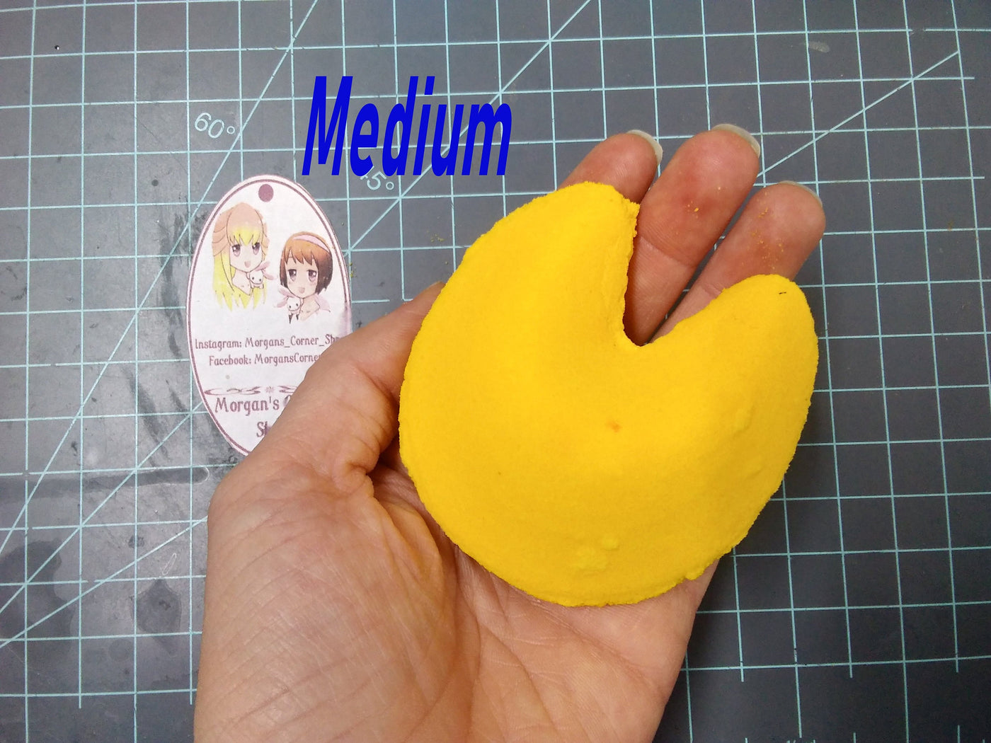 Fortune Cookie 2-part Plastic Mold, bath bomb mold, soap mold, cookie mold, resin mold, fortune mold, china mold, chocolate mold, candy mold