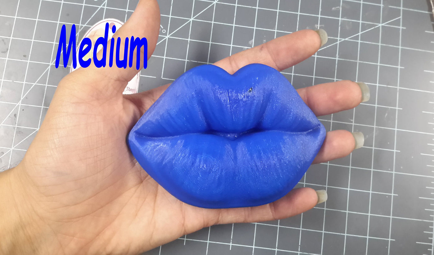 Puckered Lip Lips Plastic Mold or Silicone mold, bath bomb mold, soap mold, lip mold, resin mold, candy mold, chocolate mold, kiss, love