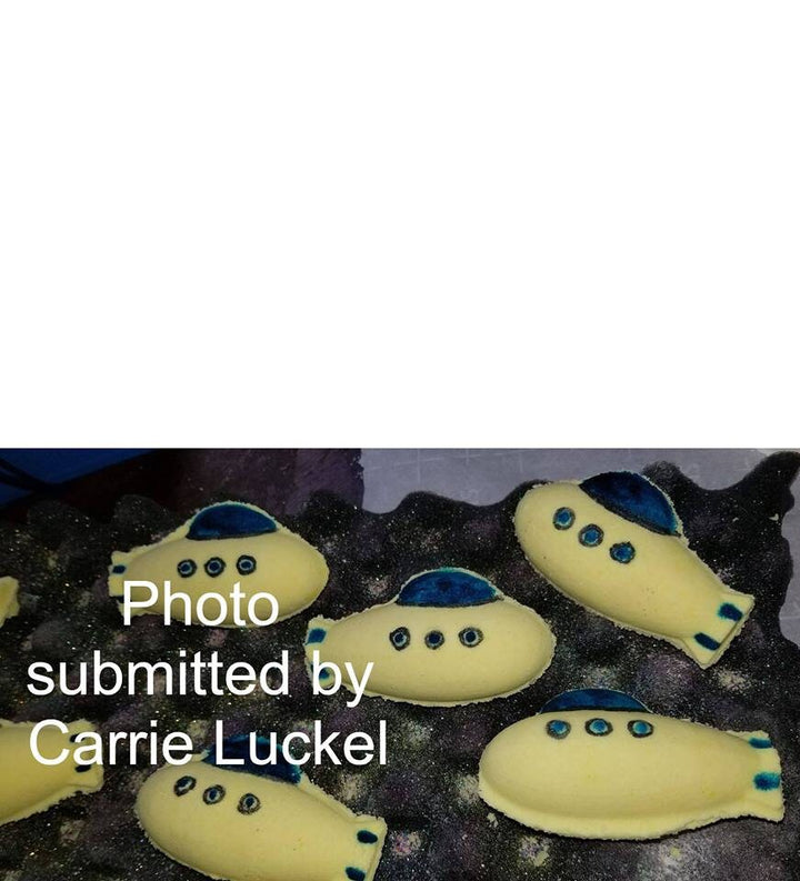 Submarine 2-part Plastic Mold, bath bomb mold, soap mold, sub mold, resin mold, marine mold, kid mold, submarine mold, candy mold, chocolate