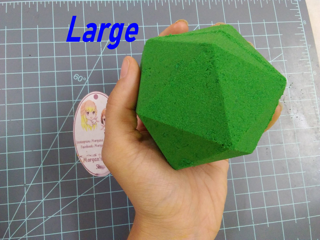 Icosahedron Plastic Mold, dice mold, bath bomb mold, soap mold, 2 part mold, d20 mold, nerd mold, geeky mold, geek mold, gamer mold,d20 dice