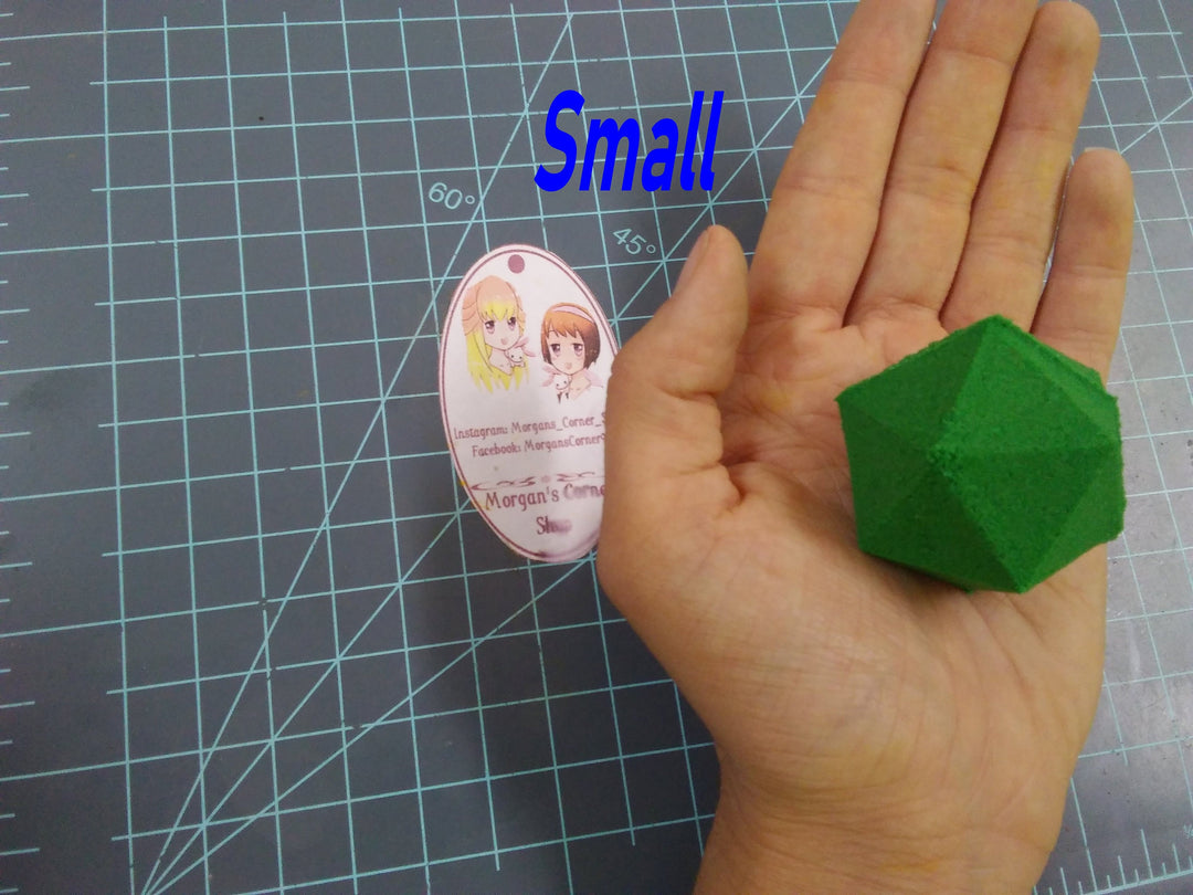 Icosahedron Plastic Mold, dice mold, bath bomb mold, soap mold, 2 part mold, d20 mold, nerd mold, geeky mold, geek mold, gamer mold,d20 dice