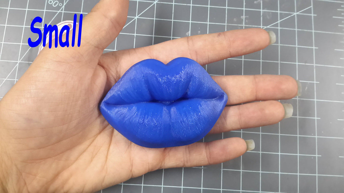 Puckered Lip Lips Plastic Mold or Silicone mold, bath bomb mold, soap mold, lip mold, resin mold, candy mold, chocolate mold, kiss, love