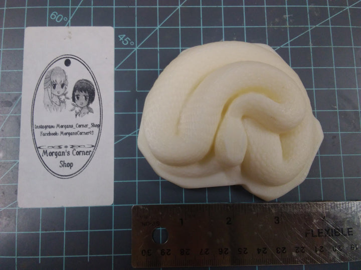 Snake Plastic Mold or Silicone mold, bath bomb mold, soap mold, rattlesnake mold, resin mold, animal mold, chocolate mold, reptile, serpent