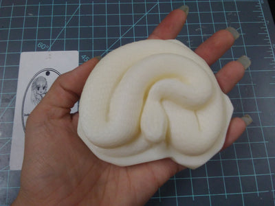 Snake Plastic Mold or Silicone mold, bath bomb mold, soap mold, rattlesnake mold, resin mold, animal mold, chocolate mold, reptile, serpent