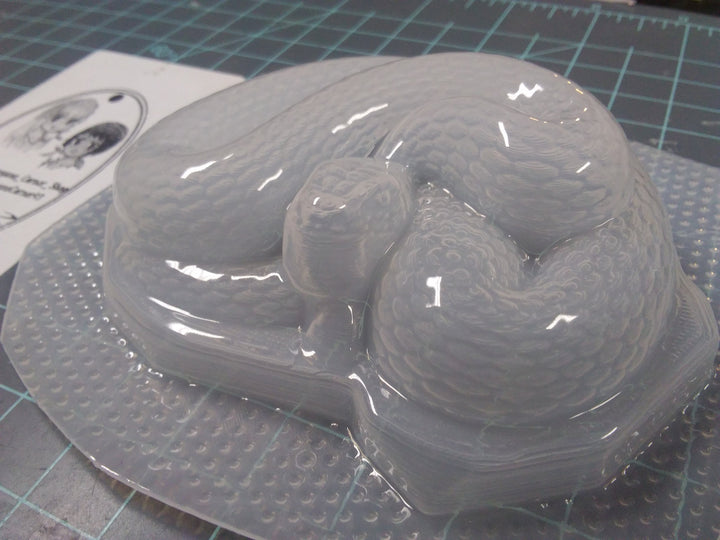 Snake Plastic Mold or Silicone mold, bath bomb mold, soap mold, rattlesnake mold, resin mold, animal mold, chocolate mold, reptile, serpent