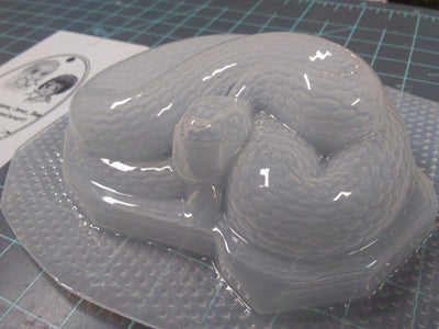 Snake Plastic Mold or Silicone mold, bath bomb mold, soap mold, rattlesnake mold, resin mold, animal mold, chocolate mold, reptile, serpent