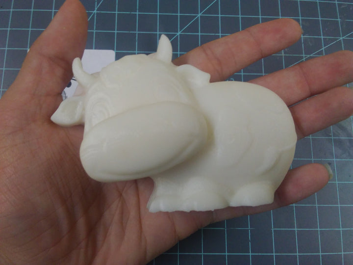 Baby Cow Plastic Mold or Silicone mold, bath bomb mold, soap mold, cow mold, resin mold, calf mold, chocolate mold, farm mold, Bull mold
