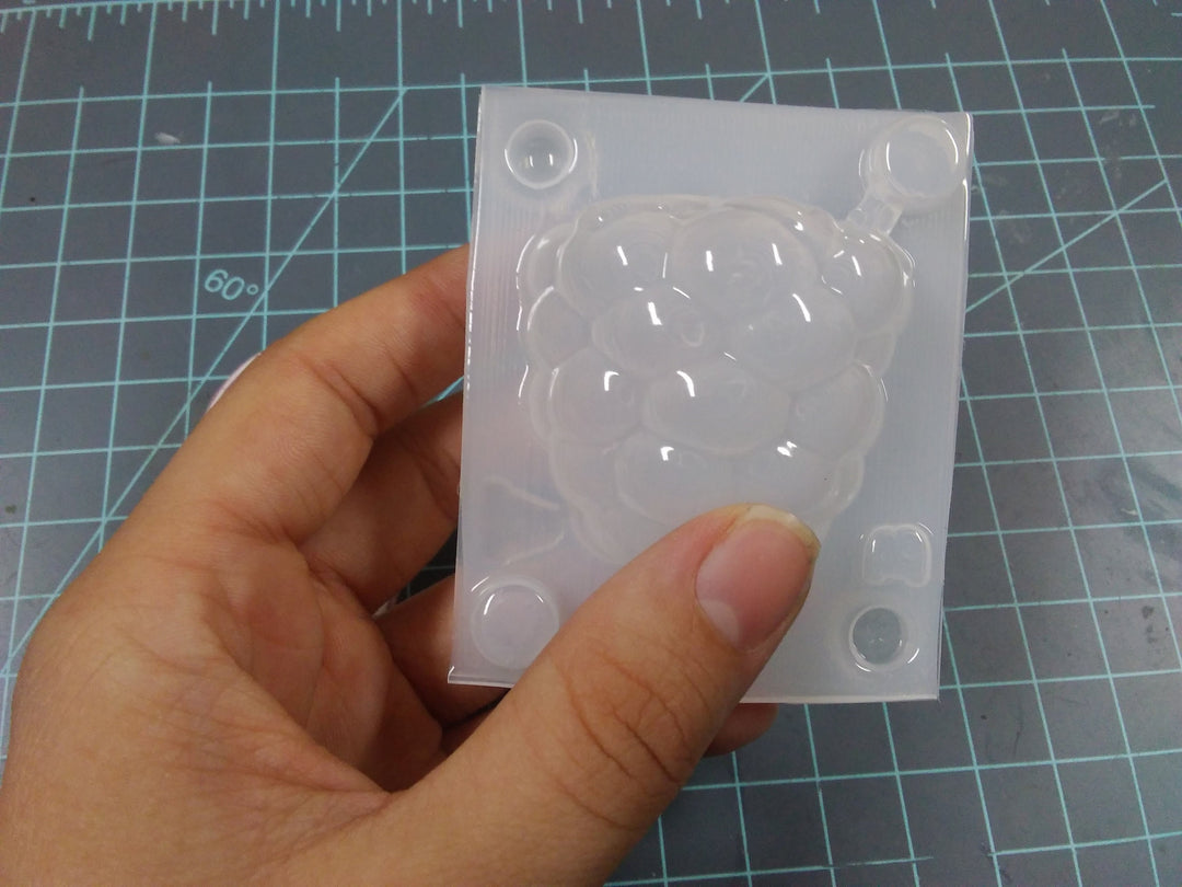 3D Raspberry 2-part Plastic Mold, bath bomb mold, soap mold, fruit mold, resin mold, raspberry mold, chocolate mold, berry mold, food mold