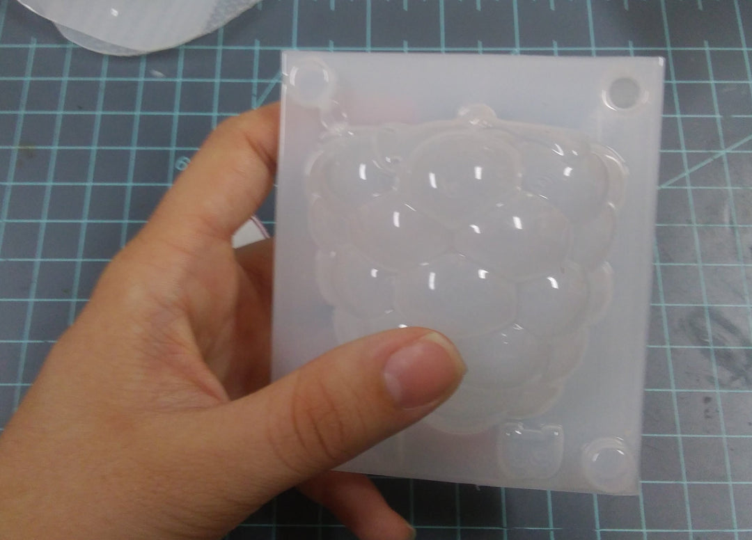 3D Raspberry 2-part Plastic Mold, bath bomb mold, soap mold, fruit mold, resin mold, raspberry mold, chocolate mold, berry mold, food mold