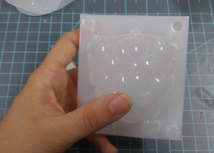 3D Raspberry 2-part Plastic Mold, bath bomb mold, soap mold, fruit mold, resin mold, raspberry mold, chocolate mold, berry mold, food mold