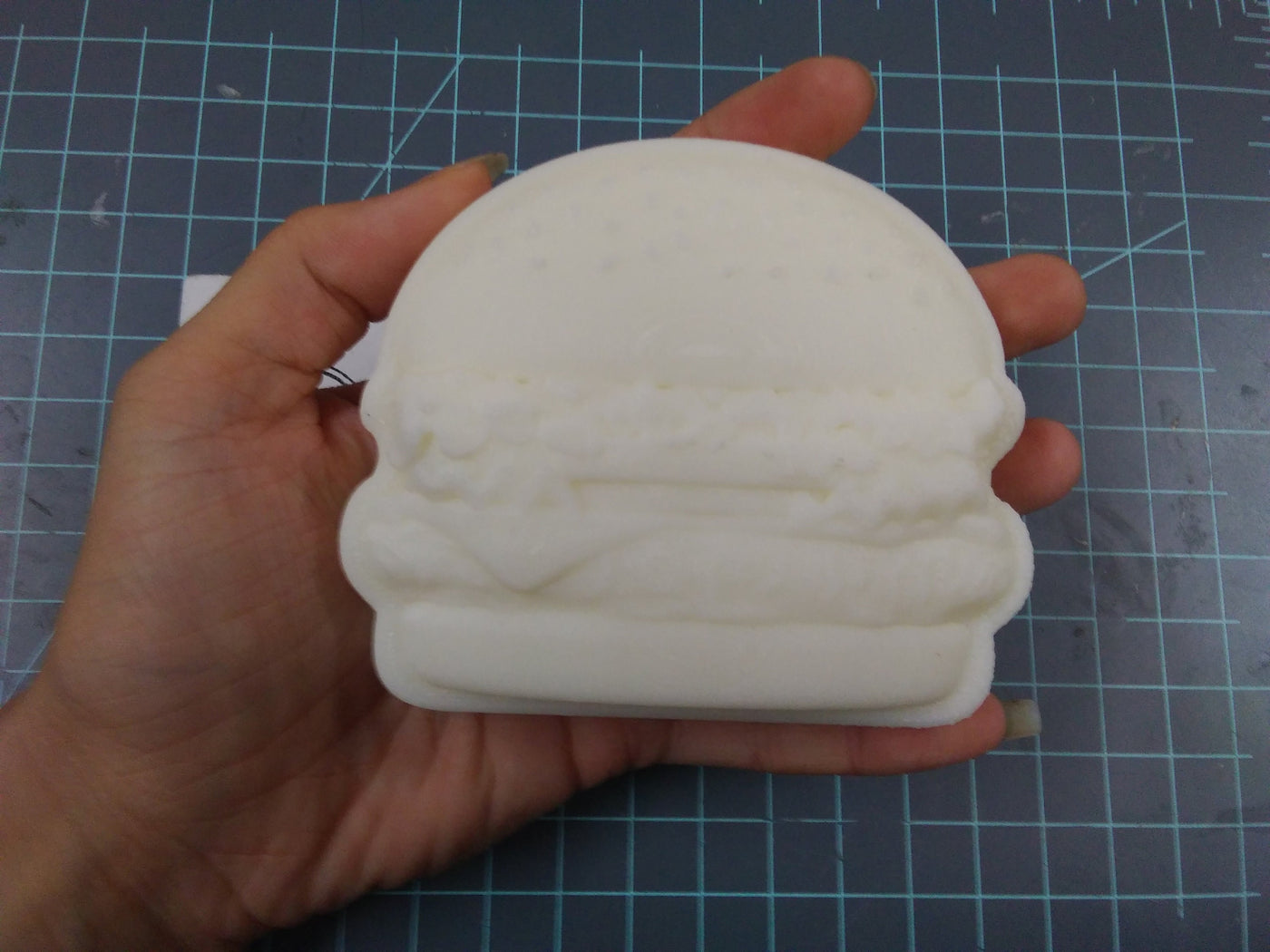 Hamburger Plastic Mold or Silicone mold, bath bomb mold, soap mold, food mold, resin mold, food court mold, chocolate mold, sandwich mold