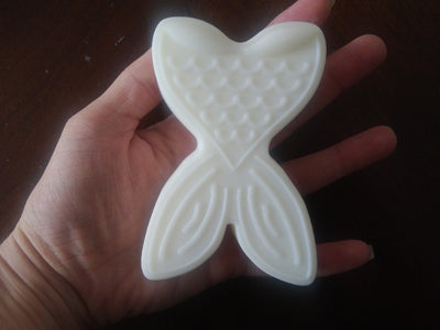 Simple Mermaid Tail Plastic Mold or Silicone mold, bath bomb mold, soap mold, mermaid mold, resin mold, tail mold, mermaid tail mold, mould