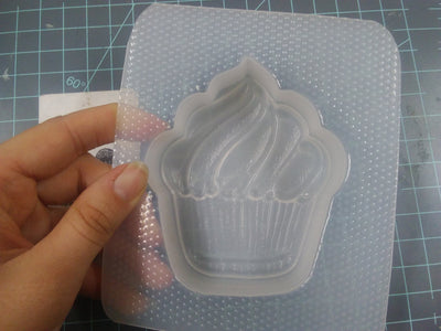 Cupcake Plastic Mold or Silicone mold, bath bomb mold, soap mold, cup cake mold, resin mold, candy mold, chocolate mold, food mold, dessert