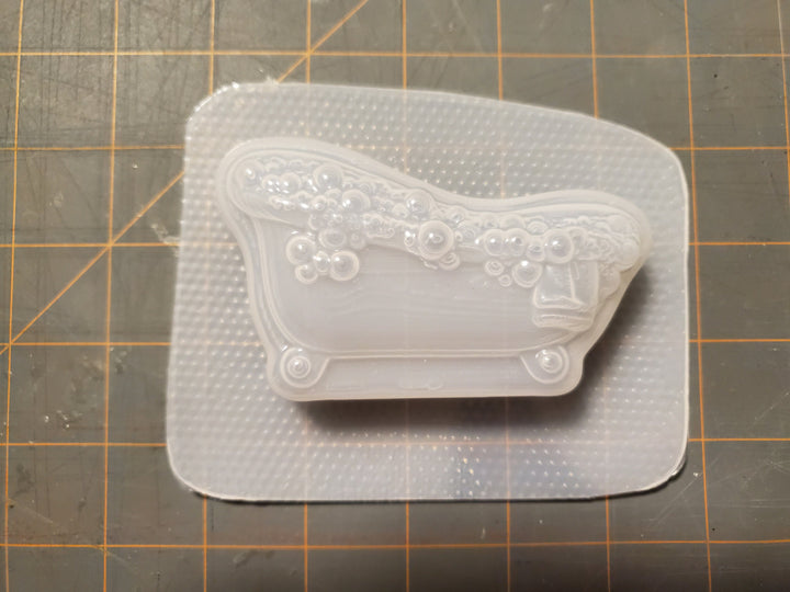 Claw Foot Tub Plastic Mold or Silicone mold, bath bomb mold, soap mold, spa mold, resin mold, bath tub mold, chocolate mold, bubble bath