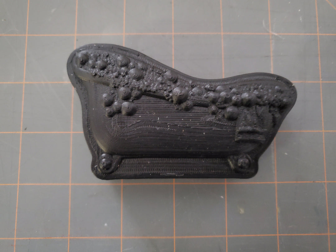 Claw Foot Tub Plastic Mold or Silicone mold, bath bomb mold, soap mold, spa mold, resin mold, bath tub mold, chocolate mold, bubble bath