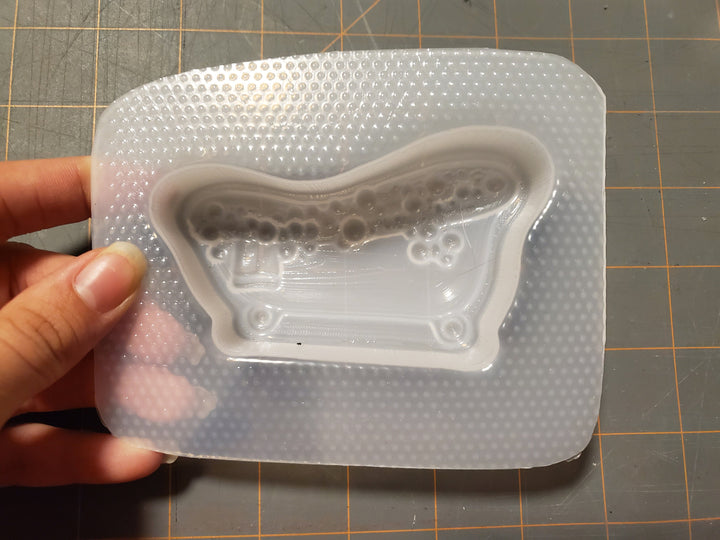 Claw Foot Tub Plastic Mold or Silicone mold, bath bomb mold, soap mold, spa mold, resin mold, bath tub mold, chocolate mold, bubble bath