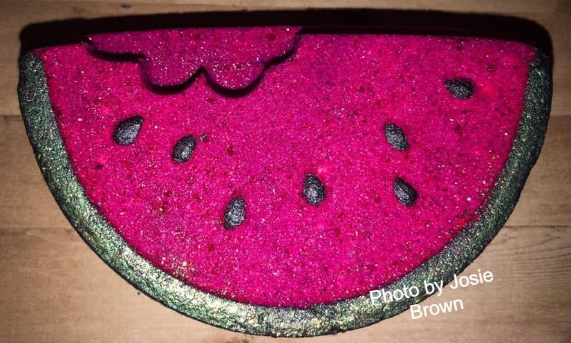 Watermelon Plastic Mold or Silicone mold, bath bomb mold, soap mold, vegetable mold, resin mold, fruit mold, food mold Chocolate mold, candy