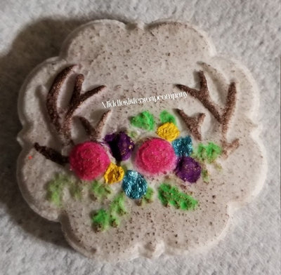 Antler with roses bar Plastic or Silicone Mold, Resin Mold, clay mold, chocolate mold, deer antler mold, Deer mold, hunter mold, Buck Mold