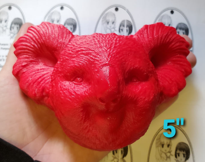 Koala Face Plastic Mold or Silicone mold, bath bomb mold, soap mold, Koala mold, resin mold, animal mold, chocolate mold, zoo, outback Mold