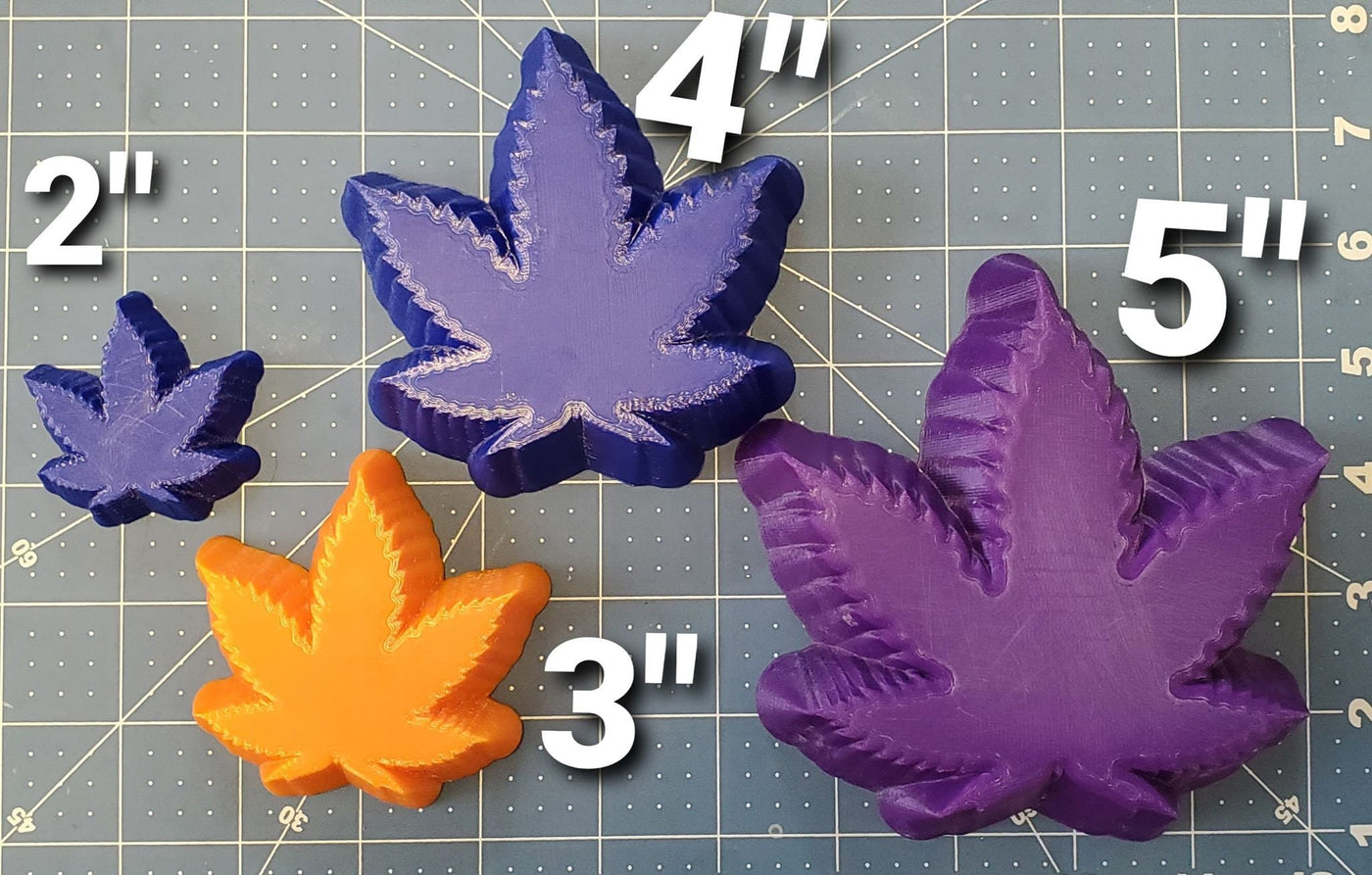 Simple Cannabis Leaf Plastic Mold or Silicone mold, bath bomb mold, soap mold, cannabis mold, resin mold, chocolate mold, leaf mold, nature