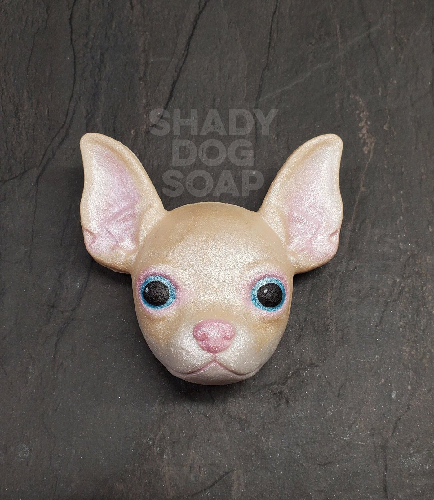 Chihuahua Head Plastic Mold or silicone mold, Chihuahua mold, bath bomb mold, soap mold, dog mold, resin mold, puppy mold, 3d mold, clay