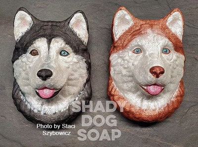 Husky Plastic Mold, dog mold, bath bomb mold, soap mold, malamute husky mold, resin mold, puppy mold, Siberian husky mold mold, alaska mold