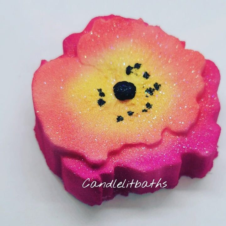 Poppy Flower Plastic Mold or Silicone mold, bath bomb mold, soap mold, poppy mold, resin mold, flower mold, floral mold, bud mold, nature