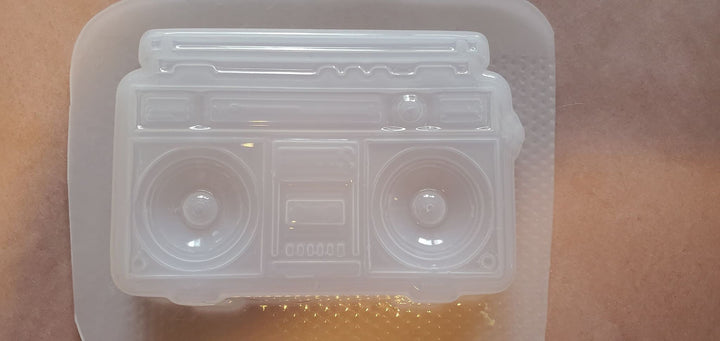 Boombox Version 2 Plastic Mold or Silicone mold, bath bomb mold, soap mold, boom box mold, resin mold, box mold, radio mold, music mold, FM