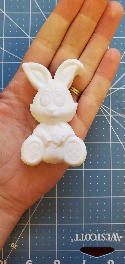 Choco Bunny Plastic or Silicone mold, bath bomb mold, soap mold, rabbit mold, resin mold, bunny mold, chocolate bunny, candy, cake pops