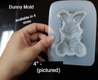 Choco Bunny Plastic or Silicone mold, bath bomb mold, soap mold, rabbit mold, resin mold, bunny mold, chocolate bunny, candy, cake pops