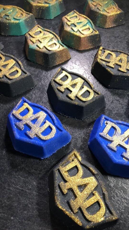 Super Dad Plastic Mold or Silicone mold, bath bomb mold, soap mold, dad mold, resin mold, father mold, daddy mold, fathers day mold, super