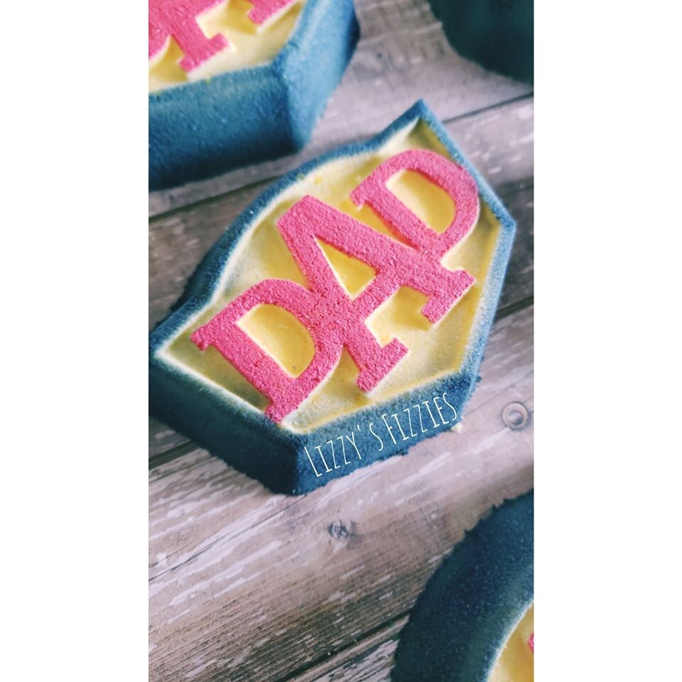 Super Dad Plastic Mold or Silicone mold, bath bomb mold, soap mold, dad mold, resin mold, father mold, daddy mold, fathers day mold, super