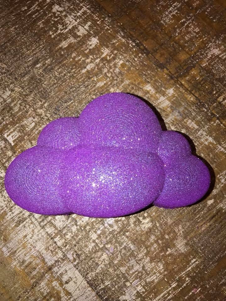 Puffy Cloud Plastic Mold or Silicone Mold, cloud Mold, resin mold, bath bomb mold, soap mold, 3D cloud mold, candy mold, rain cloud, puffy