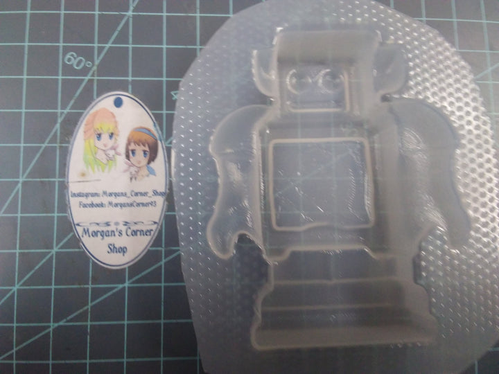 Robot Plastic Mold or Silicone mold, bath bomb mold, soap mold, machine mold, resin mold, computer mold, cyborg mold, android mold, bot mold