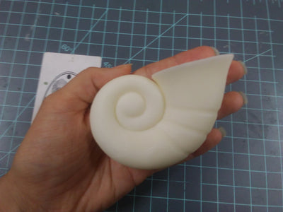 Spiral Shell Plastic Mold or Silicone mold, bath bomb mold, soap mold, shell mold, resin mold, conch shell mold, sea shell mold, sea mold