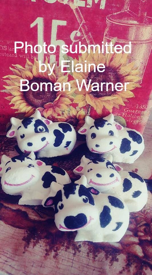 Baby Cow Plastic Mold or Silicone mold, bath bomb mold, soap mold, cow mold, resin mold, calf mold, chocolate mold, farm mold, Bull mold