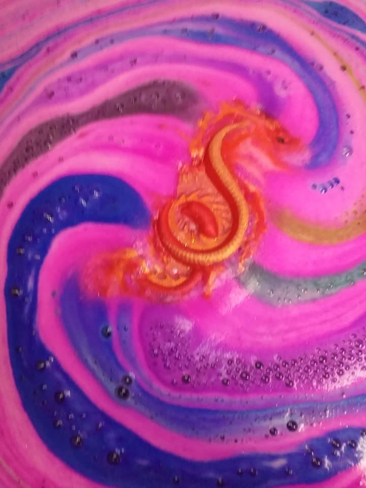 Spiral Dragon Plastic Mold or Silicone mold, bath bomb mold, soap mold, dragon mold, resin mold, dino mold, dinosaur mold, spiral mold, mold