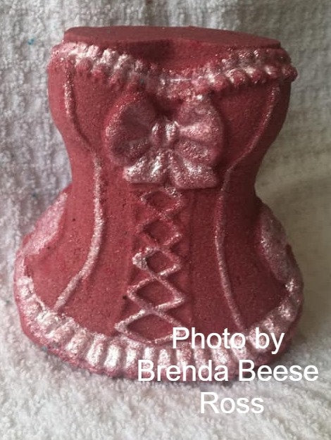 Sweet Corset 2-part Plastic Mold, bath bomb mold, soap mold, corset mold, resin mold, bustier mold, chocolate mold, candle mold, garment