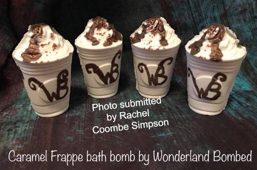 Frappuccino 2-part Plastic Mold, bath bomb mold, soap mold, coffee mold, resin mold, candy mold, chocolate mold, frappe mold, cappuccino