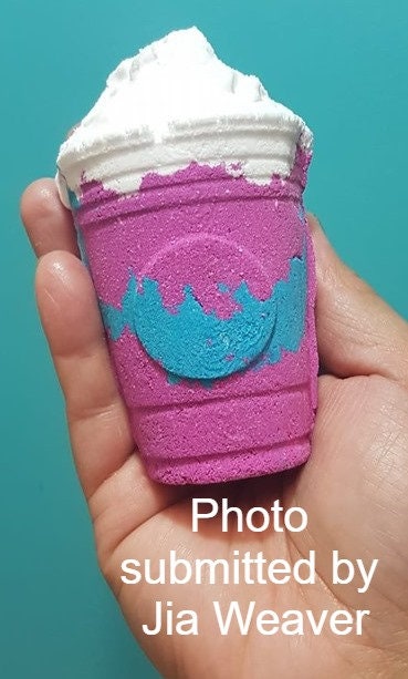 Frappuccino 2-part Plastic Mold, bath bomb mold, soap mold, coffee mold, resin mold, candy mold, chocolate mold, frappe mold, cappuccino